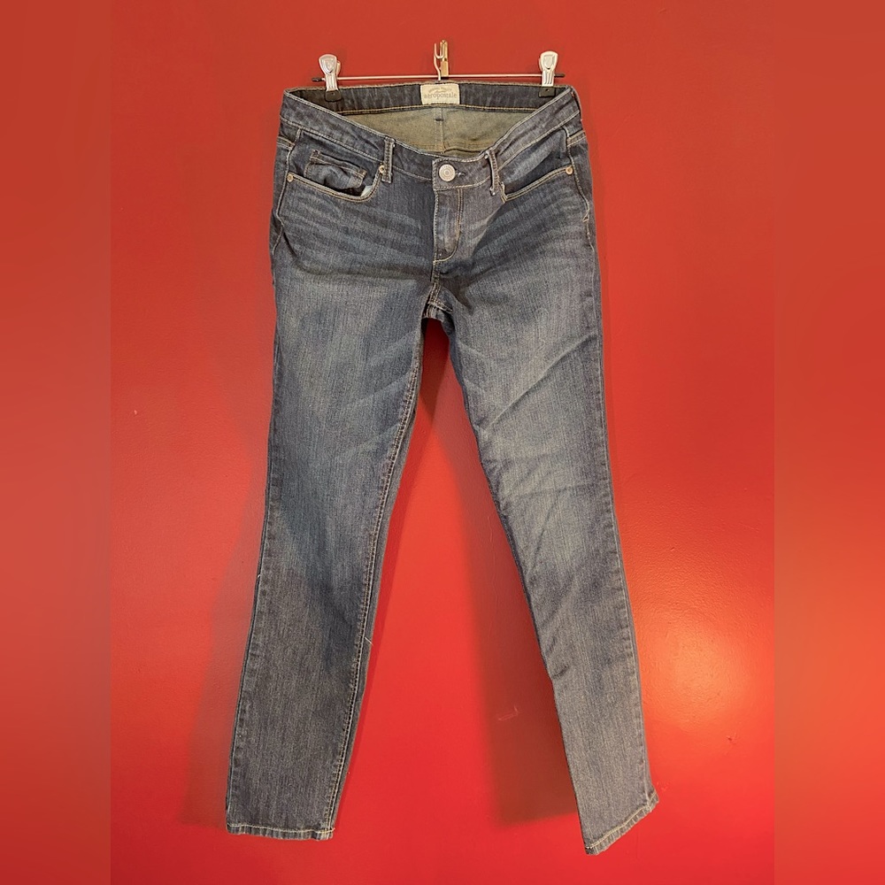 Aeropostale Ashley Ultra Blue Jeans Skinny Cotton Blend 11/12 Reg Pants Women’s